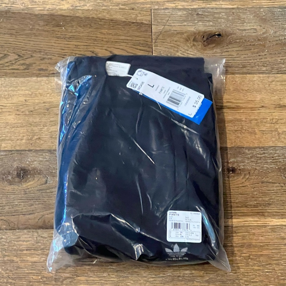 Adidas Essentials Boys Girls L Trefoil Joggers Sweatpants Black NWT